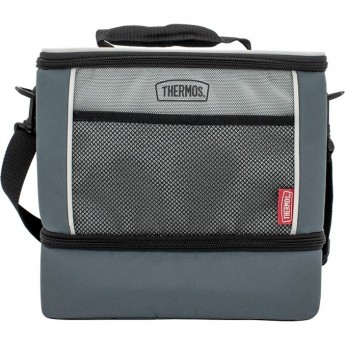 Термосумка THERMOS E5 DUAL LUNCH BOX 9 л, серый